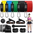 thumbnail image 1 of Bandas de Resistencia RENRANRING Negro con Asas para Entrenamiento de 150 Libras para Hombres y Muje, 1 of 6