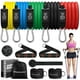thumbnail image 1 of Bandas de Resistencia RENRANRING Negro con Asas para Entrenamiento de 150 Libras para Hombres y Muje, 1 of 6