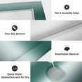 thumbnail image 6 of Turquoise Ombre Outdoor Rug for Patio/Deck/Porch, Non-Slip Large Area Rug 5 x 7 Ft, Contemporary Abstract Gradient Indoor Outdoor Rugs Washable Area Rugs, Reversible Camping Rug Carpet Runner, 6 of 8