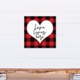 thumbnail image 4 of Creative Products Love Lives Here 16x16 Canvas Wall Art, 4 of 5