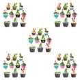 thumbnail image 3 of Decodeary 10pcs Fork Fruit Dessert Bento Lunch Sandwich Strawberry Pear Forks Snowman Santa Claus Sticker Tableware Safe 5PCS, 3 of 6