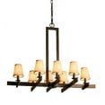 thumbnail image 3 of Meyda Tiffany 118284 Dante 8 Light 22" Wide Chandelier - Gilded Tobacco, 3 of 3