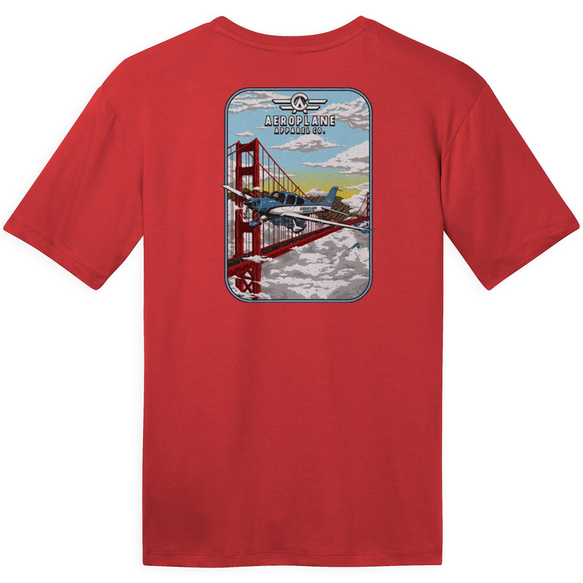 Aeroplane Apparel Company Cirrus Golden Gate Bridge Aeroplane Apparel