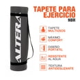 thumbnail image 2 of Tapete para Yoga y Pilates Altera  NBR0518 Grosor 1cm Pilates Foam 184x61 cm Gris, 2 of 6