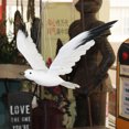 thumbnail image 2 of HANXIULIN 1PC Fake Artificial Feathered Pigeon Decoy Realistic Seagull Garden Decor M, 2 of 8