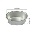 thumbnail image 2 of 2Pcs Oval Shape Nonstick Bakings Tray Cheese Cake Tins Aluminum Cheesecakes Tins Moulds for Oven and Pots Bakings, 2 of 9