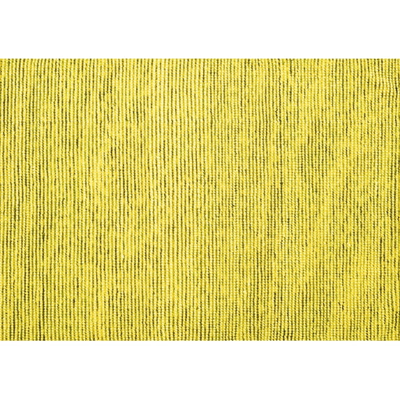 Ahgly Company Indoor Rectangle Abstract Yellow Contemporary Area Rugs, 6' x 9'