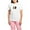 With Pink Camo Pant, variant on CafePress - Labradoodle Express Women's Light Pajamas - Women's Short Sleeve Print T-Shirt and Pants Light Cotton Pajama Set