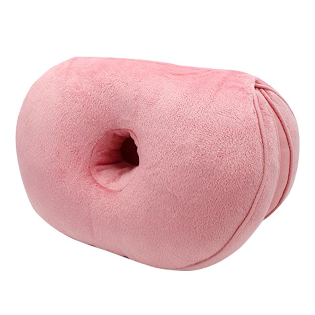 Cojín multifuncional de doble comodidad Cojines de espuma viscoelástica para levantamiento de cadera (rosa) Likrtyny Cuidado Belleza