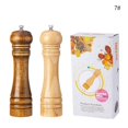 thumbnail image 2 of Coofit Pepper Grinder Wooden Adjustable Large Capacity Manual Spice Grinder Pepper Mill, 2 of 10