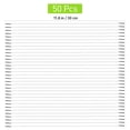 thumbnail image 2 of SUPVOX 50PCS Elastic Barbed Cords Elastic Loop Stretch Round String with Metal Barbs Barbed Fastener for Mask Making Book Binding Crafting (White), 2 of 8
