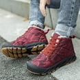 thumbnail image 5 of Povozer Boys Snow Boots Slip on Winter Warm Hiking Boot Lightweight Water-Resistant Non Slip Shoes(CE4,8-9 Years), 5 of 5