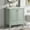 Green, variant on 30" Retro Stylish Bathroom Vanity with Storage, Modern Minimalist Bathroom Vanity with Soft-Close Doors, Freestanding Storage Cabinet with Ceramic Sink for bathroom decor, Green