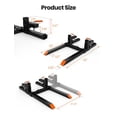 thumbnail image 4 of QinaQin 43-Inch Tractor Accessory Pallet Fork, Heavy-Duty, 2000 Lb Load Capacity, Quick-Release Design with Adjustable Lever, 4 of 7