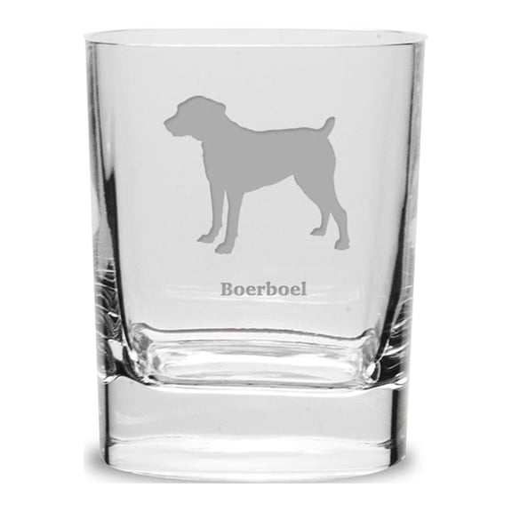 Boerboel Luigi Bormioli 11.75 oz Square Round Double Old Fashion Glass