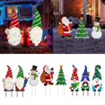 thumbnail image 2 of Style 6 Letrero de Navidad con estacas para jardín, patio, césped, pasarela, 2 of 5