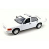 2001 Ford Crown Victoria Undecorated Police Car, Motor Max 73517 - 1/18 Scale Diecast Model Toy Car