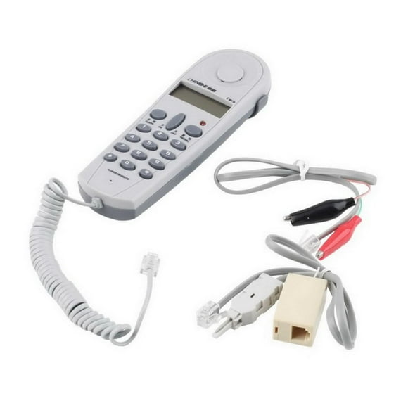 Telephone Phone Butt Test Tester Lineman Tool Cable Set Professional Device