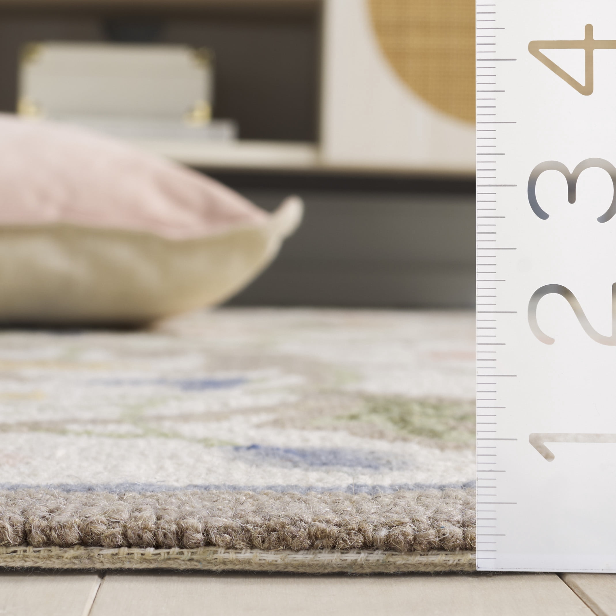 Safavieh Chelsea Baxter Bordered Wool Area Rug, Ivory, 6' x 9' Oval