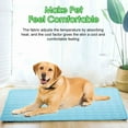 thumbnail image 3 of XS-2XL Cooling Mat for Dogs Puppy Cats Ice Silk Pet Self Cooling Pad Blanket for Pet Beds/Kennels/Couches /Car Seats/Floors,5 Colors Are Available, 3 of 7