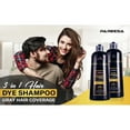 thumbnail image 3 of PAREESA Dark Brown Hair Dye Shampoo 3 in 1 for Gray Hair - Hair Color Shampoo for Women & Men 500ML, 3 of 8