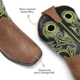 thumbnail image 2 of DREAM PAIRS Kids' Western Cowboy Boots Classic Embroidered Cowgirl Boots for Toddlers/Little Kids Durable Non-Slip Western Boots with Convenient Pull Tabs, 2 of 6