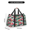 thumbnail image 3 of Disketp Palm Leaves Flamingo Bolsa de Viaje Tipo Duffle, Bolso de Mano para Fin de Semana para Mujer, Bolsa de Gimnasio Ligera para Hombre, Esencial para Viajes, 3 of 7