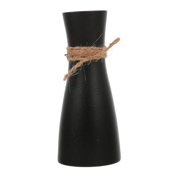 1pc Desktop Ceramic Craft Vase Desktop Adornment Simple Style Vase Decor