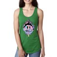 thumbnail image 2 of Wild Bobby Trippy Happy Face Women Racerback Tank Top, 2 of 6