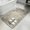 Gray, variant on Christmas Snowflakes Washable Area Rugs for Living Room Bedroom, Large Non Slip Indoor Floor Carpet Absorbent Low Pile Grey Winter Snow Vintage Country Door Mat Rugs for Bathroom Entryway 47.2"x63"