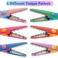 thumbnail image 3 of Cribun DIY Craft Supplies Set,Accfore 6 Pieces Decorative Paper Edge Creative Scissors for Card Scrapbooking, Crafts,Engraving, Kid DIY Handmade, 3 of 8