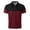 Wine&&100, variant on CONROSES Mens Short Sleeve Polo Shirts Patchwork Color Collared Polo Shirt for Men Casual Golf Shirts