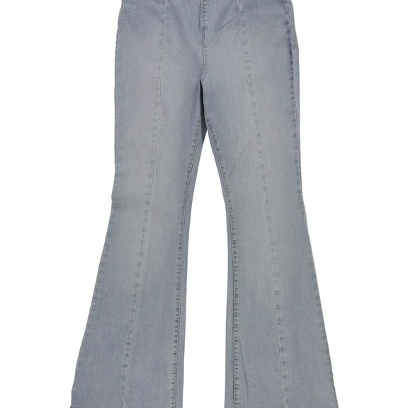 I.N.C Womens Pull On Flared Jeans, Blue, 10