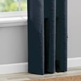 thumbnail image 3 of Mainstays Microsculpt Floral Rod Pocket Curtain Pair, Set of 2, Blue Cove, 37"W x 95"L, 3 of 6