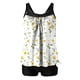 thumbnail image 2 of Trajes de baño Amzcrzy Tankini para mujer, trajes de baño, trajes de baño, bikini, traje de baño de dos piezas con estampado de moda de cintura alta conservador para mujer, multicolor, M, 2 of 4