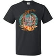 thumbnail image 3 of Inktastic Thankful and Blessed Teal Cheetah Pumpkin T-Shirt, 3 of 5