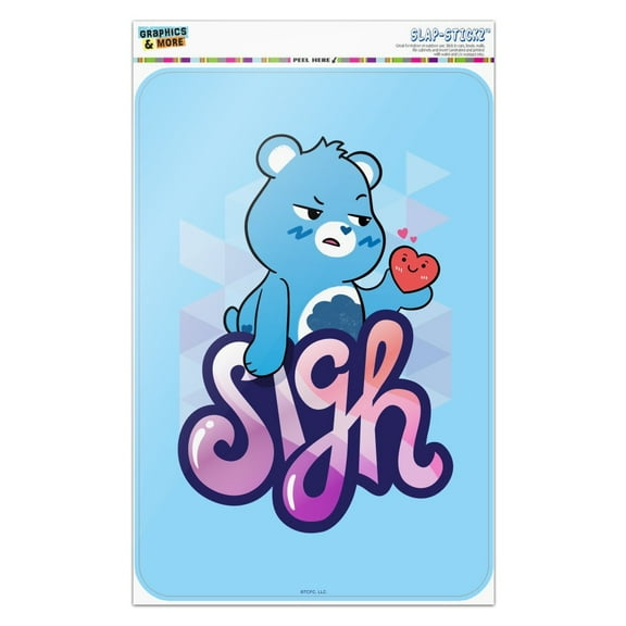 Care Bears: Unlock the Magic Grumy Bear Sigh Home Business Office Sign