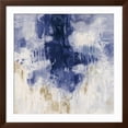 thumbnail image 2 of Art.com Blue Rain Art Print by Silvia Vassileva, Brown Frame Wall Art, 38" x 38", 2 of 5