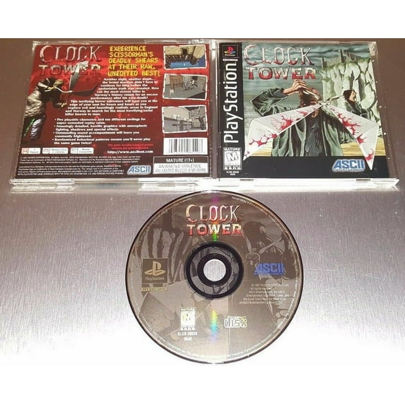 Pre-Owned Clock Tower - Complete in Box - Black Label - Tested - Playstation 1 PS1 PSX
