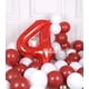 thumbnail image 2 of Globo AULE Big Red Number 4, lámina de helio, 40 pulgadas, 2 of 6