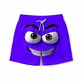thumbnail image 3 of Pantalones cortos de bolsillo para niños con cordón elástico estampado casual traje de baño pantalones de cinco puntos, 3 of 8