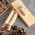 thumbnail image 6 of Wooden Chestnuts Opener, Chestnut Cutter Tool, Handheld Nut Crackers Tool, Kitchen Chestnut Shell Remover, Easy Nut Opener Tools, Multifunctional Open Clip Manual Peeling, 6 of 9