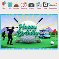 thumbnail image 7 of Golf Theme Birthday Banner Outdoor Sports Decorative Design for Birthday Party Event Celebration, 7 of 7