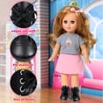 thumbnail image 7 of OUNONA 1 Pair Doll Dressing Boots, Miniature PU Boots for 18-inch Dolls, Stylish Doll Shoes Accessory, 7 of 7