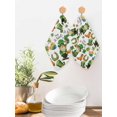 thumbnail image 2 of Saint Patrick's Day Kitchen Dish Towels for Drying Dishes Set of 2, Gnomes Hats Boots Clovers Leaves Waffle Weave Microfiber Hand Tea Bathroom Towels Quick Dry & Absorbent Towel 12x12, 2 of 7