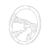 Genuine OE Acura Steering Wheel - 78501-SJA-W01ZB