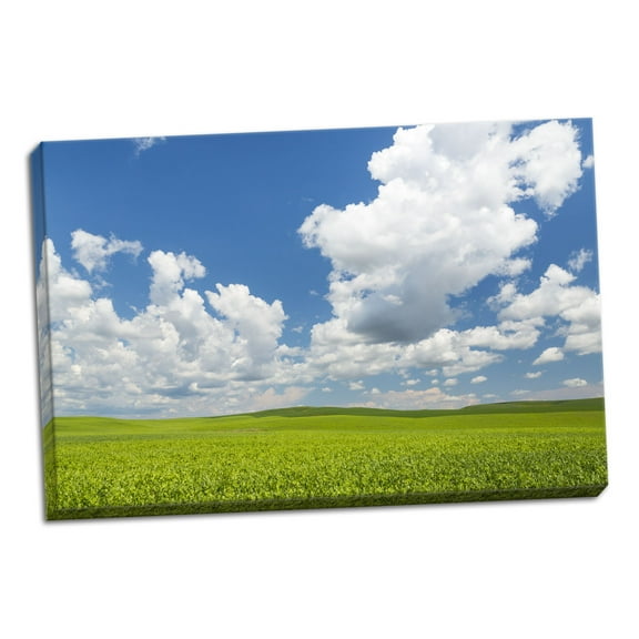 Gango Home Decor Palouse Farm II by Kathy Mahan (Ready to Hang); One 36x24in Hand-Stretched Canvas