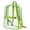 Green, variant on Clear Backpacks For Women Lightweight Design Large Capacity Womens Clear Backpacks Multi Pocket Casual Travel Backpacks Versatile Stadium Bags White