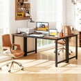 thumbnail image 2 of Costway Set of 2 63" Large Computer Desk Writing Workstation Conference Table Home Office, 2 of 8