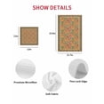 thumbnail image 7 of Brown Red Floral Boho Kitchen Dish Towels for Drying Dishes Set of 3, Vintage Ethnic Tribe Abstract Art Waffle Weave Microfiber Hand Tea Bathroom Towels Quick Dry & Absorbent Towel 15.7x23.6, 7 of 7